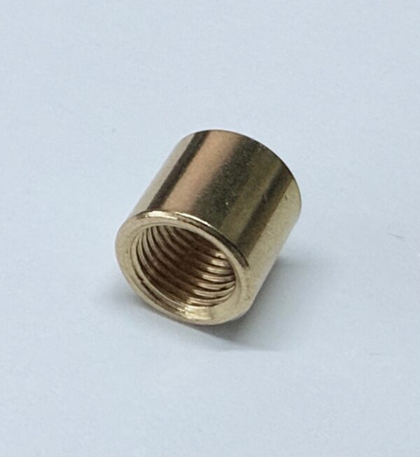 M10 x 1/2" OD x 12mm long plain brass